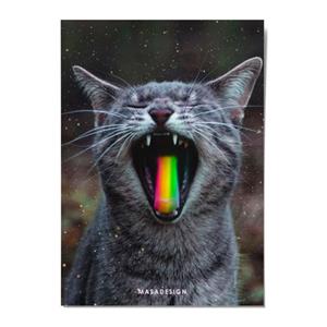 کارت پستال ماسا دیزاین طرح گربه مدل POSJO