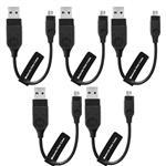 کابل تبدیل USB به microUSB موتورولا مدل SKN6434A طول 0.17 متر  بسته پنج عددی