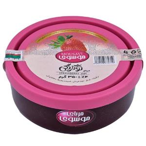 مربا توت فرنگی موسوی - 350 گرم