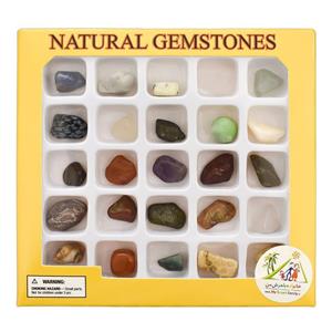 کیت آموزشی خانواده باهوش من مدل Natural Gemstones بسته 25 عددی My Smart Family Natural Gemstones 25 pcs Education Kit