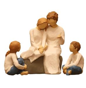 مجسمه امین کامپوزیت مدل Family Grouping کد 503 بسته 3 عددی Amin Composite Family Grouping 503 Statue Pack Of 3