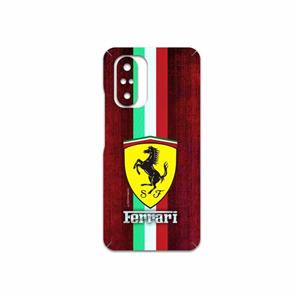 برچسب پوششی ماهوت مدل Ferrari مناسب برای گوشی موبایل شیائومی Poco F3 5G MAHOOT Cover Sticker for Xiaomi 