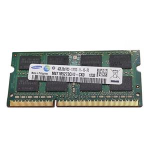 رم لپ تاپ DDR3 تک کاناله 12800s مگاهرتز CL11 سامسونگ مدل PC3 11-10-F2 ظرفیت 4 گیگابایت