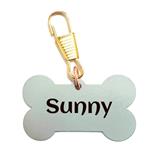 پلاک شناسایی سگ مدل استخوان طرح Sunny