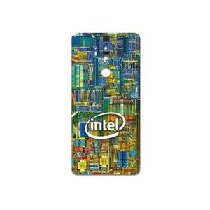 برچسب پوششی ماهوت مدل Intel Brand مناسب برای گوشی موبایل ال جی G7 PLUS THINQ MAHOOT Cover Sticker for LG 