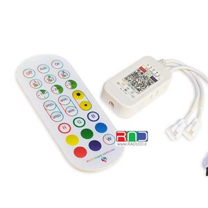 ریموت کنترل هوشمند مدل Wi-Fi 24 keys RGB LED Controller