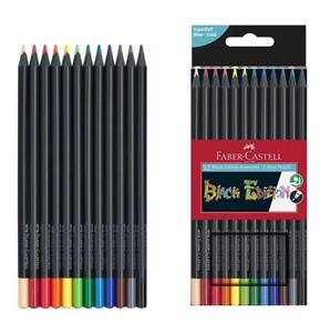 مداد رنگی 12 رنگ فابر کاستل مدل Black Edition