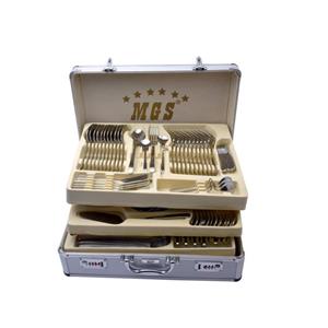 سرویس قاشق و چنگال 147 پارچه ام جی اس مدل دورتمند