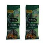 خودتراش شیک مدل xtreme3 sensitive بسته 2 عددی