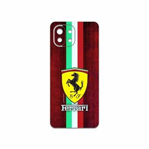 برچسب پوششی ماهوت مدل Ferrari مناسب برای گوشی موبایل شیائومی MI 11 LITE MAHOOT Cover Sticker for Xiaomi 