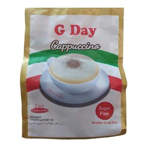 کاپوچینو رژیمی جی دی بسته 20 عددی