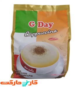 کاپوچینو رژیمی جی دی بسته 20 عددی