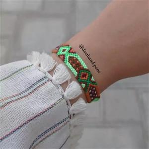 دستبند زنانه و مردانه مدل دوستی کد LV69 مجموعه 2 عددی