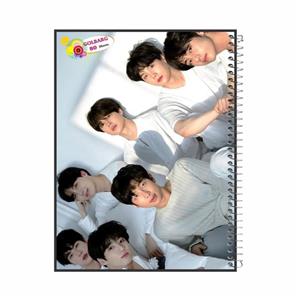 دفتر مشق 80 برگ گلبرگ طرح اکسو کد 65