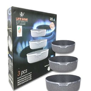 سرویس تابه 3 پارچه لایف اسمایل مدل 2FP7