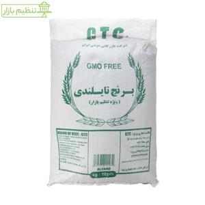 برنج تایلندی تنظیم بازار جی تی سی - 10 کیلوگرم