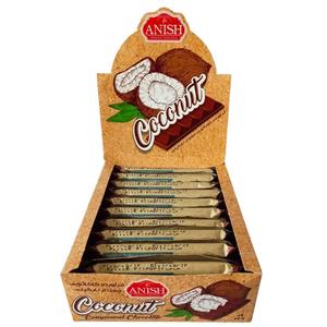 شکلات تابلت نارگیل انیش - 20 گرم بسته 24 عددی