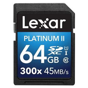 Lexar 64GB Platinum II 300x  Micro SD SDXC 