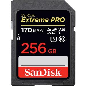 کارت حافظه SDXC سن دیسک مدل Extreme Pro V30 کلاس 10 استاندارد UHS-I U3 سرعت 95MBps ظرفیت 256 گیگابایت