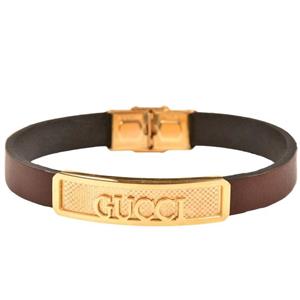 دستبند چرمی کهن چرم طرح گوچی مدل BR99-7 Kohan Charm Gucci BR99-7 Leather Bracelet