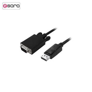 کابل مبدل DisplayPort به درگاه نر VGA یونیتک مدل Y-5118F به طول 1.8 مت