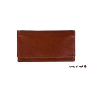 کیف پول چرم طرح آکاردئونی 21115 مدل 11 Paya Leather 21115 11 Wallet