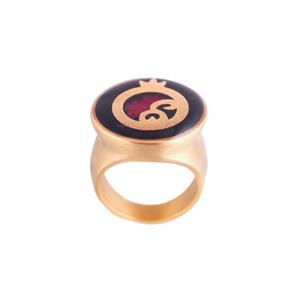 انگشتر طلا 24 عیار گالری الون طرح انار کد 198053 Alone Pomegranate 198053 Gold Ring