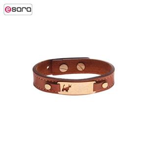 دستبند چرمی دوک طرح اردیبهشت مدل 6-909 Duk Ordibehesht 909-6 Leather Bracelet