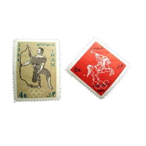 تمبر یادگاری مدل المپیک توکیو کد IR1916 مجموعه 2 عددی