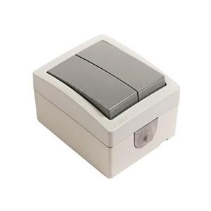 کلید دو پل  روکار بهداد الکتریک مدل S