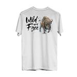 تی شرت آستین کوتاه مردانه مدل حیوانات بوفالو Wild