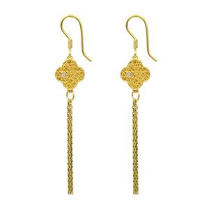 گوشواره طلا 18 عیار زنانه مانچو مدل efgs025 