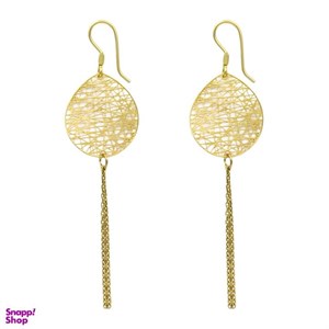 گوشواره طلا 18 عیار زنانه مانچو مدل efgs023 