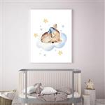 تابلو اتاق کودک و نوزاد الفاپ مدل آهو کد Sleepy Gazelle