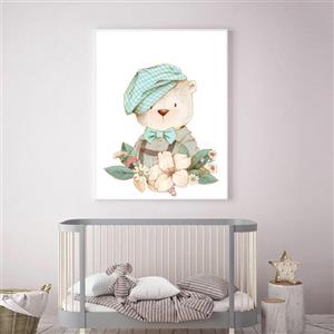 تابلو اتاق کودک و نوزاد الفاپ مدل خرس کد Cute Bear 001