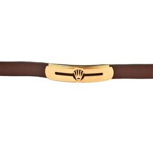 دستبند چرمی کهن چرم طرح تاج مدل BR101-7 Kohan Charm Crown BR101-7 Leather Bracelet