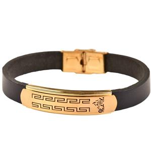 دستبند چرمی کهن چرم طرح ورساچه مدل BR102-11 Kohan Charm Versace BR102-11 Leather Bracelet