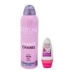 اسپری ضد تعریق استریکس مدل Chanel Chance حجم 200 میلی لیتر به همراه رول ضد تعریق مدل Chanel Chance حجم 50 میلی لیتر