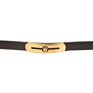 دستبند چرمی کهن چرم طرح تاج مدل BR101 Kohan Charm Crown BR101 Leather Bracelet