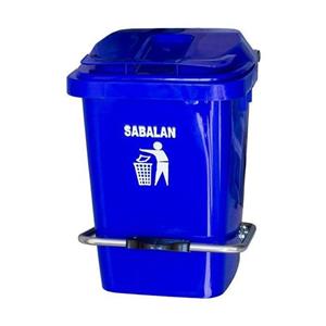 سطل زباله سبلان مدل پدال فلزی 20L 