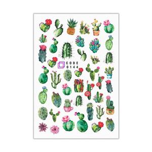 برچسب لنز ناخن مدل کاکتوس کد 144