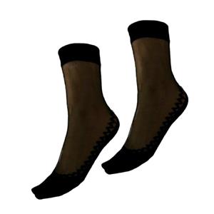 جوراب زنانه مدل پارازین دو ربع کفه دار بسته 2 عددی