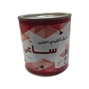 ضد زنگ آلکیدی اخرایی ساعی مدل S-1 حجم 1 لیتر