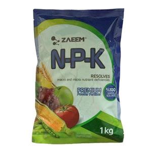 کود کامل زعیم مدل 20 20 20 NPK وزن 1 کیلو گرم