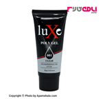 پلی ژل لوکسی شماره Luxe Poly Gel Clear 001