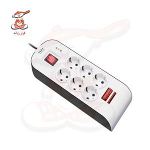 محافظ ولتاژ پارت الکتریک مدل 6 خانه