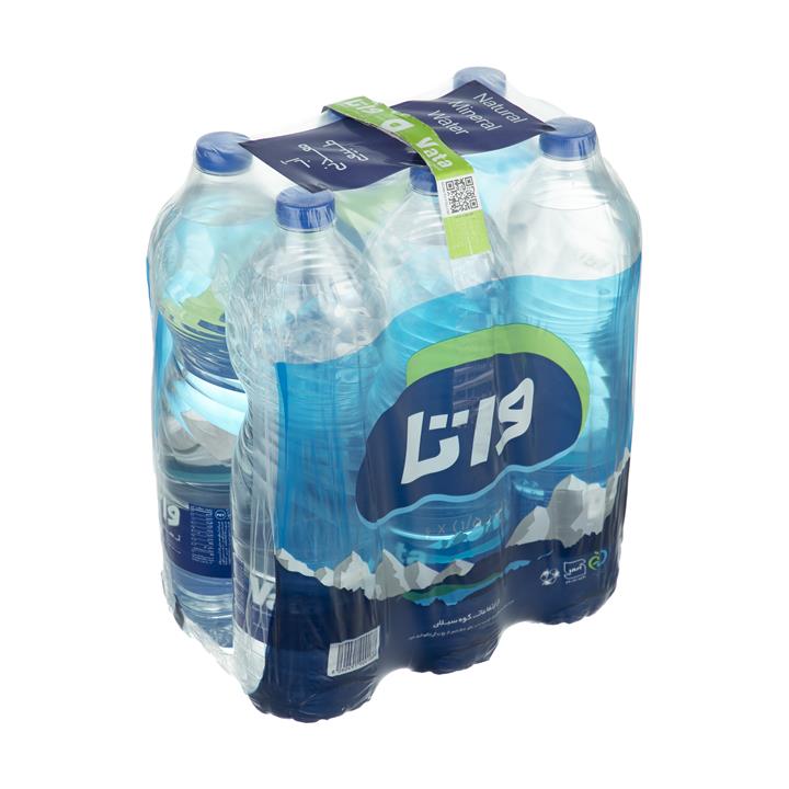 آب معدنی واتا حجم 1500 میلی لیتر بسته 6 عددی