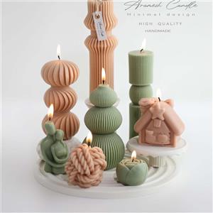 شمع دست ساز مدل 04