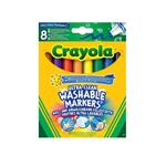 ماژیک رنگ آمیزی 8 رنگ کرایولا مدل Ultra-Clean washable Markers کد 8328