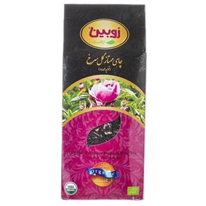 چای سیاه مخلوط با گل سرخ ارگانیک زوبین 180 گرم Zubin Preminum Quality Damask Rose Tea 180gr 